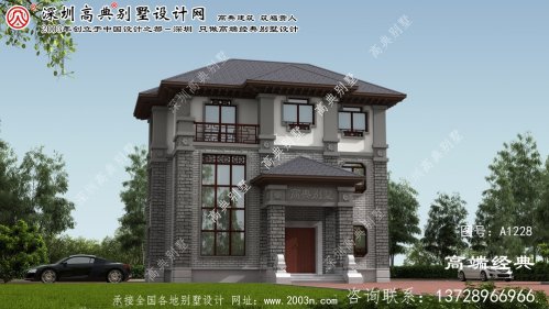 延庆县中式独栋别墅效果图