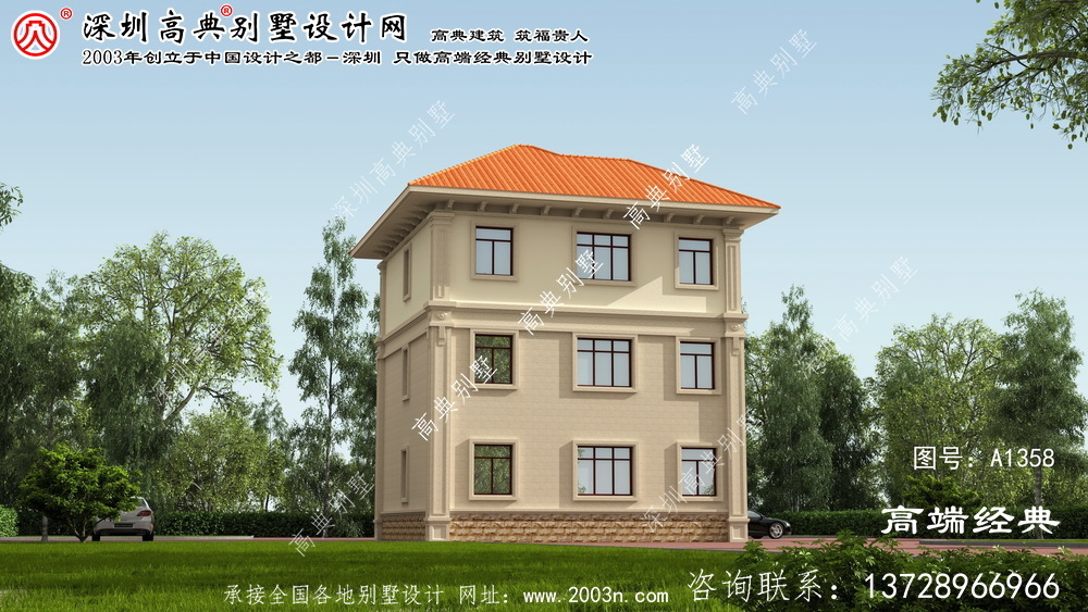 邢台县墅设计图纸及效果图大全