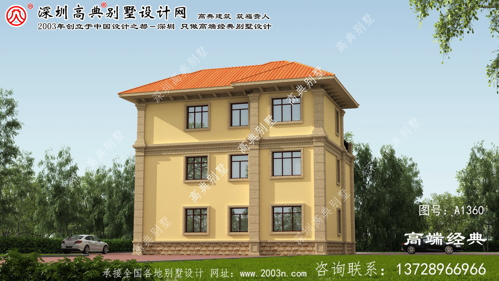 桥西区别墅外观效果图大全	