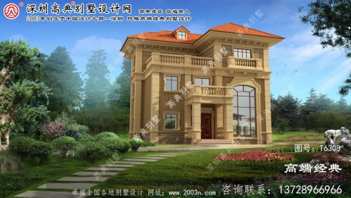 柳林县农村别墅院子设计效果图	