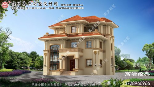 龙城区新农村自建房设计图三层	