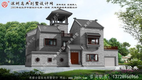 工农区农村三层楼设计图