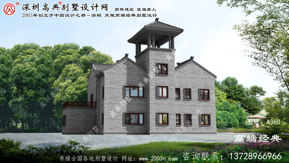 工农区农村三层楼设计图
