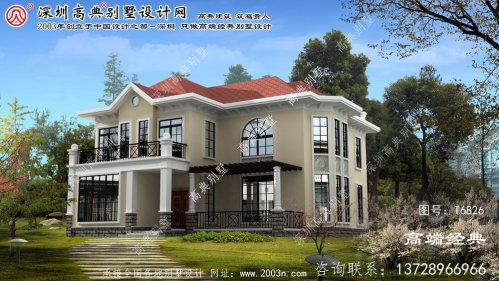 江北区别墅设计两层平面图