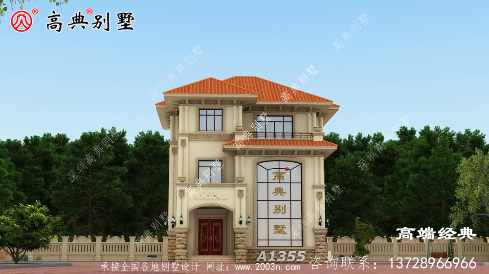 合水县农村三层自建房设计