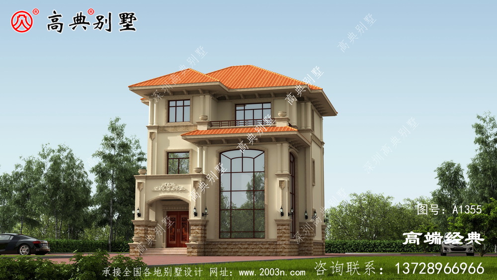 合水县农村三层自建房设计