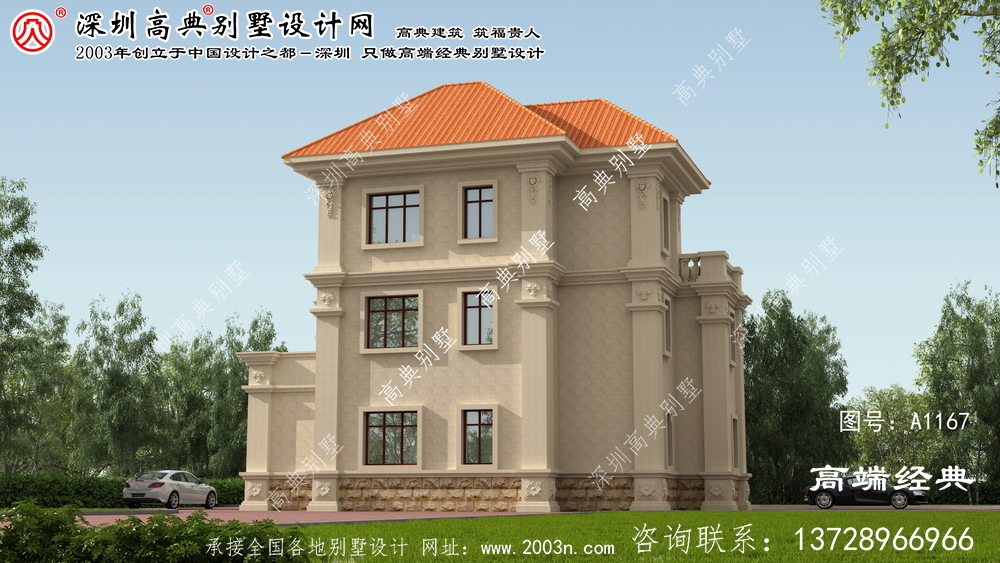 靖西县三层别墅既美观 又实用