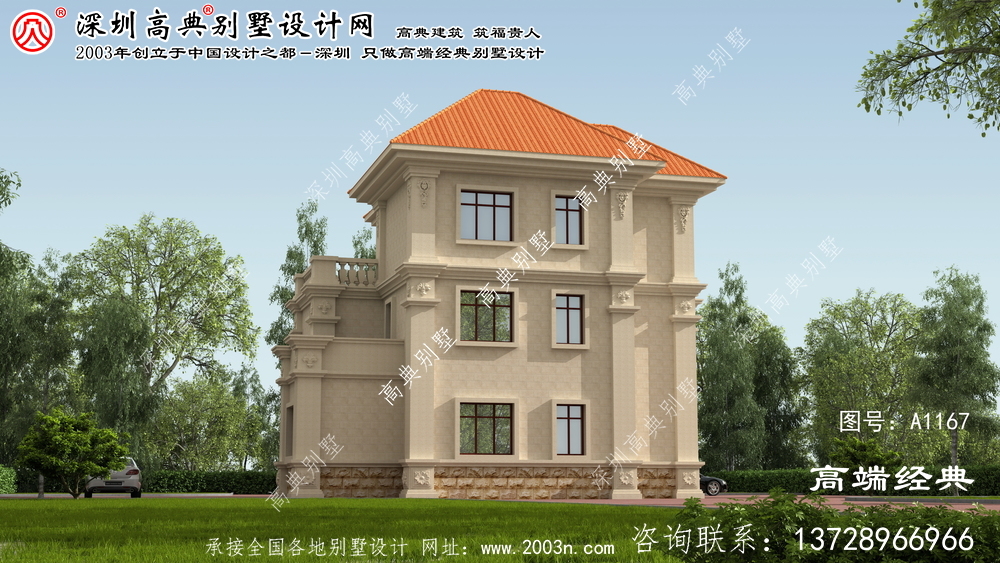 靖西县三层别墅既美观 又实用