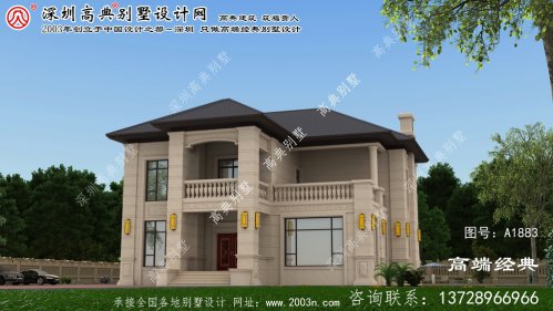 新北市新款二层农村石材别墅，聪明人