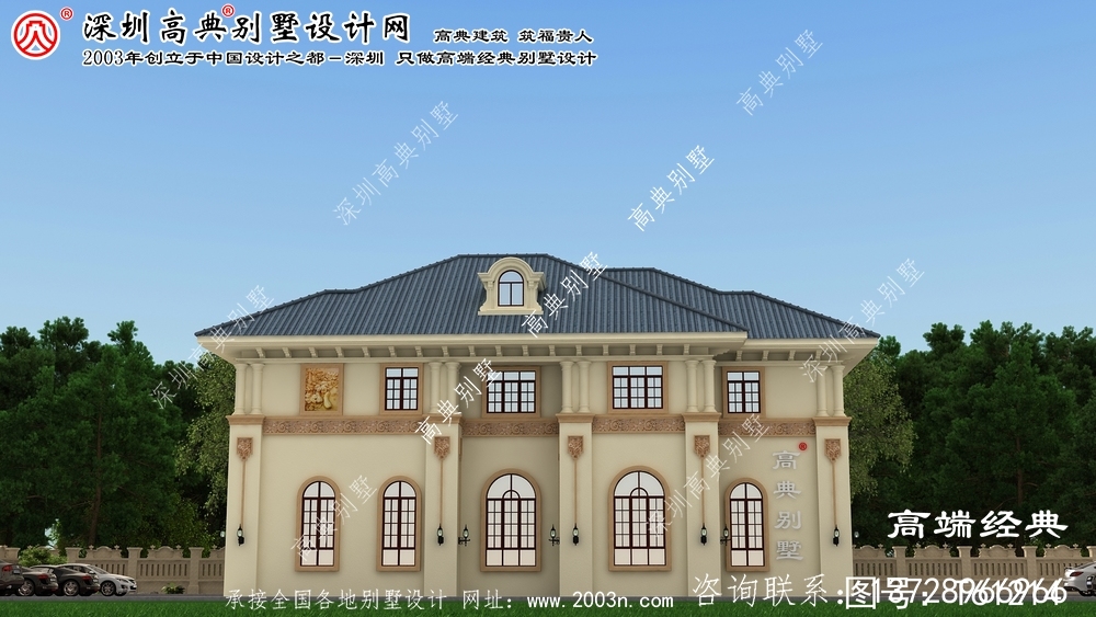 乌拉特中旗意式二层别墅，理想的农村生活。