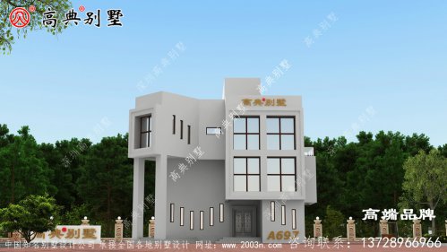 农村建房简约现代风格经济型别墅