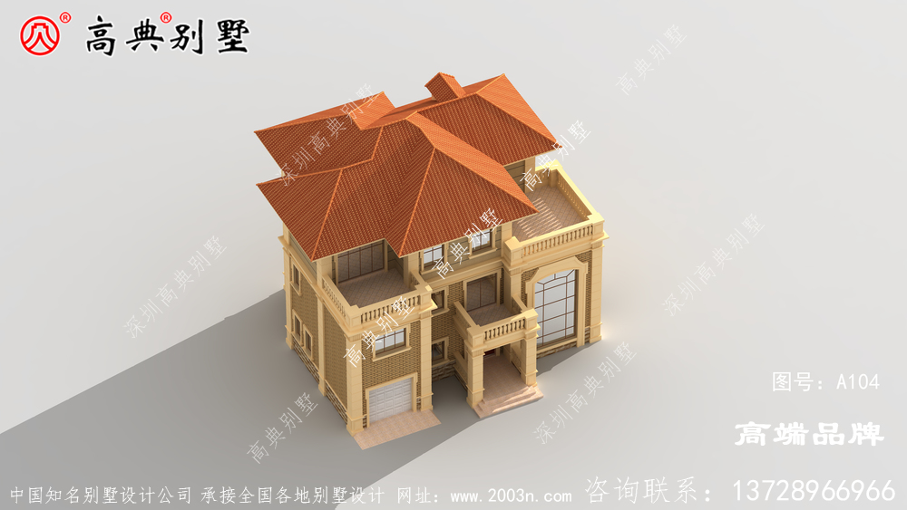 简欧三层别墅房屋设计图盖一栋圆了自己多年的梦想