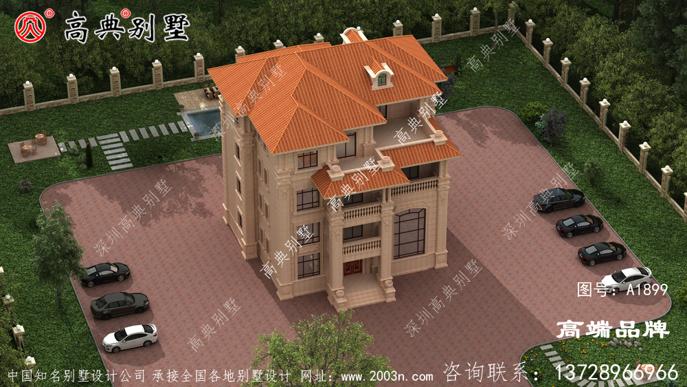 别墅装修设计公司欧式石材别墅	