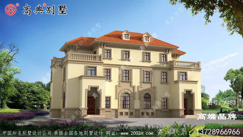 农村三层住宅设计图比城里买房更加的便宜