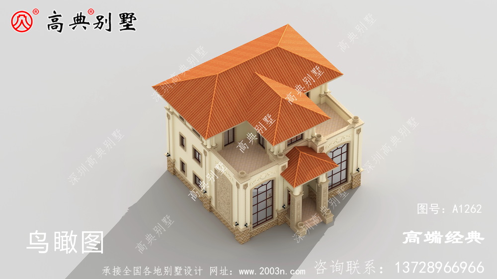丰南市 简单 的三层 自建房 效果图吧。