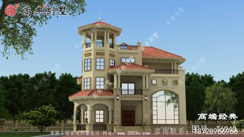 别墅外墙瓷砖效果图居住舒适不拥挤