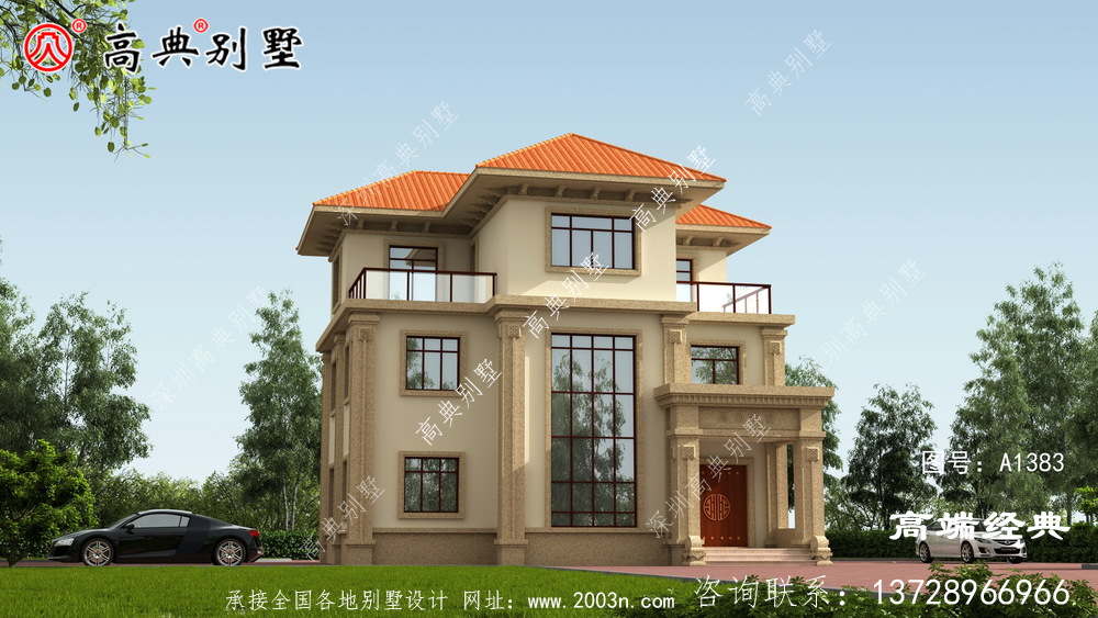临汾市三层自建房设计图，拥有一栋你真牛