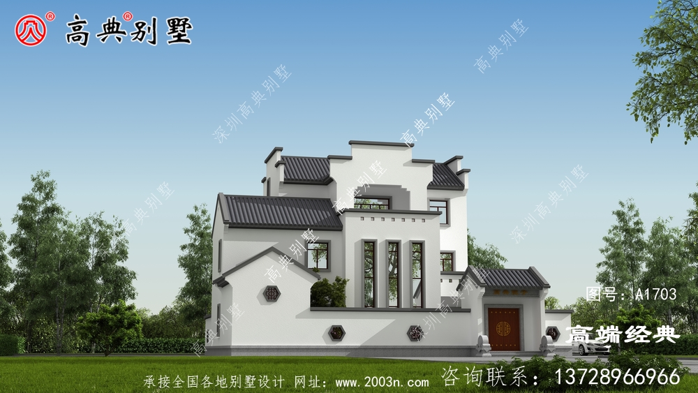 乡村的生活温馨安逸配中式别墅最适合了