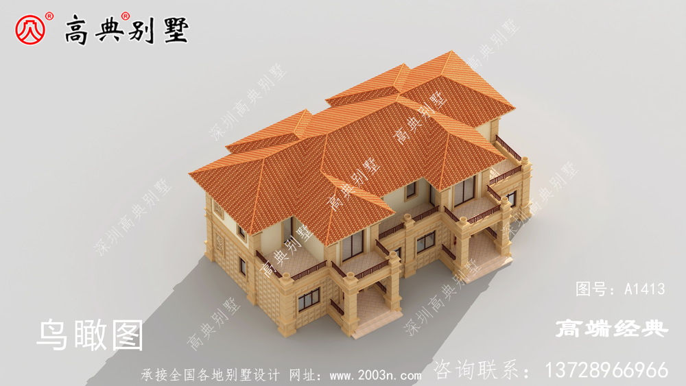 这款双拼两层别墅设计精美真是没得挑