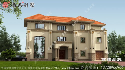 复式简欧三层别墅，简单中不失大气