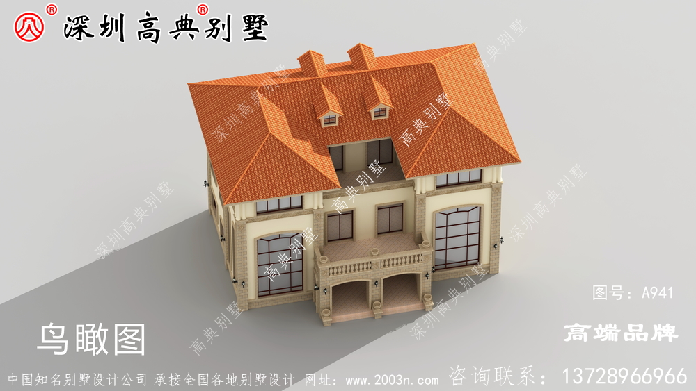 三层别墅，方正户型，一大家子都能住在一起！