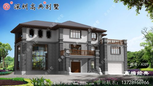 405平米乡村三层自建房户型图，年轻人