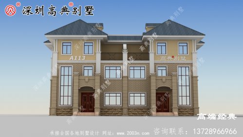 这栋设计感十足的双拼别墅，实用大气