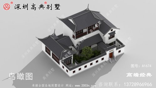 农村新款三层别墅图