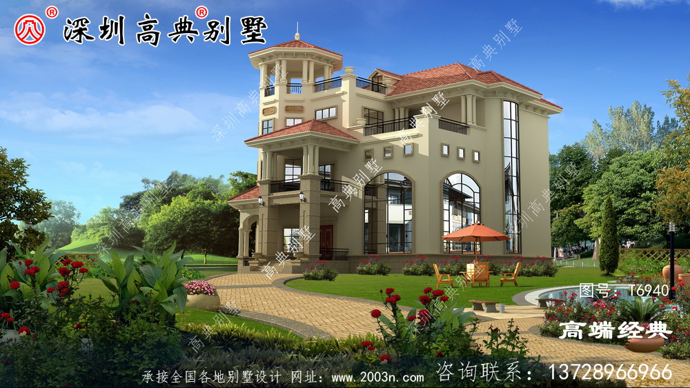 三层自建房实景图，看了别人家建的房子，我也心动了