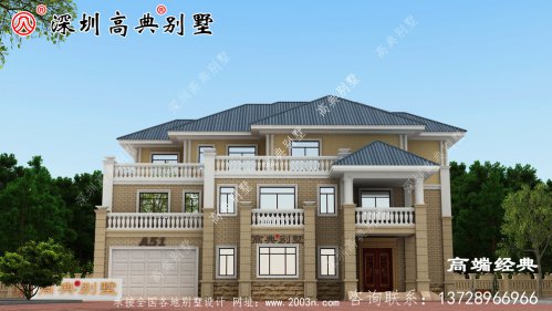 农村三层楼带阳台图片，屋内亮堂堂，