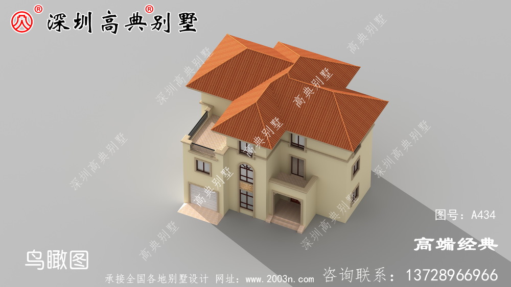 欧式三层豪华大气别墅，随便在村里建一座，父母都为你骄傲。