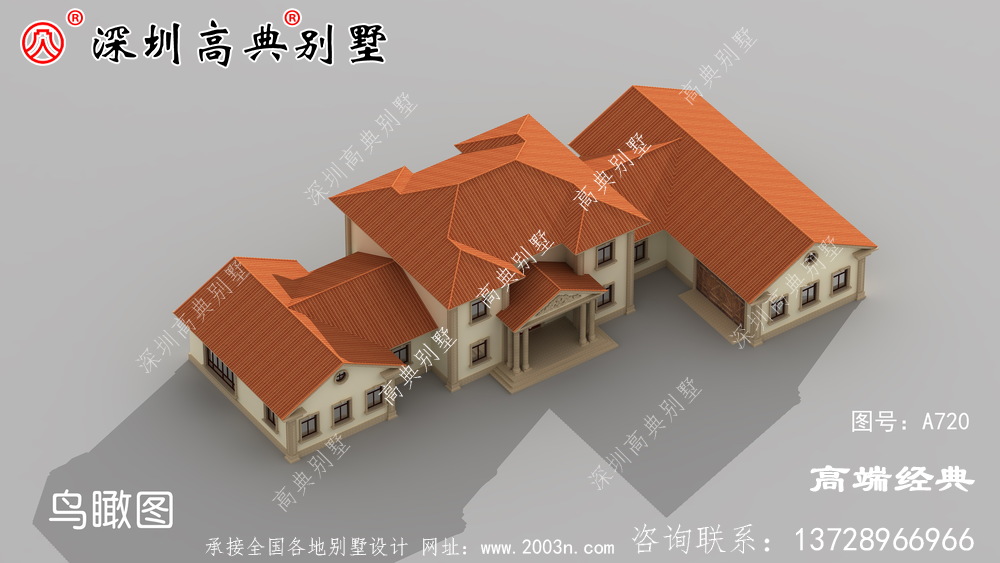 二层大宅基地别墅,建成同样受大众的欢迎，一看就是个大户人家