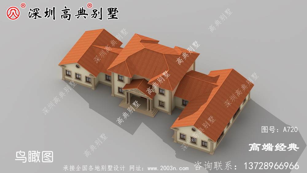 二层大宅基地别墅,建成同样受大众的欢迎，一看就是个大户人家