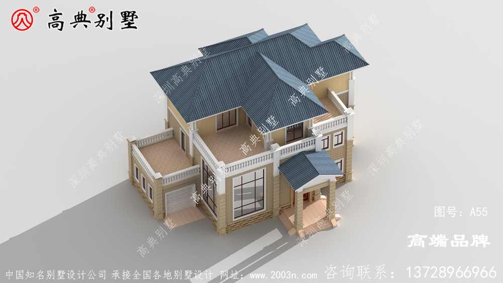 大伯家的别墅建成后大家都投来羡慕的目光，果真是不错