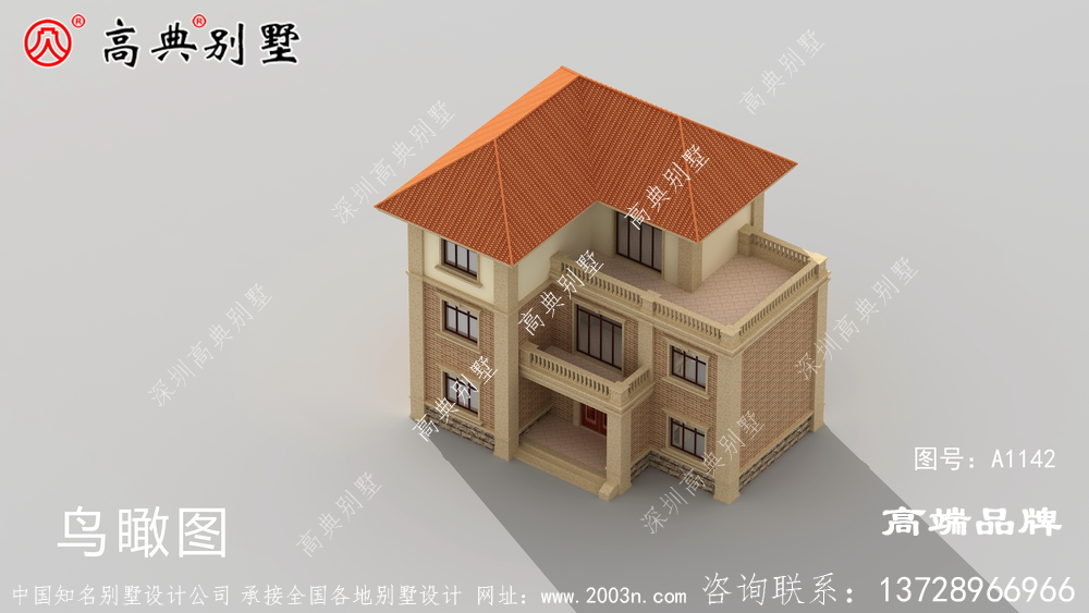 农村三层别墅设计图，经典大气，你绝对喜欢