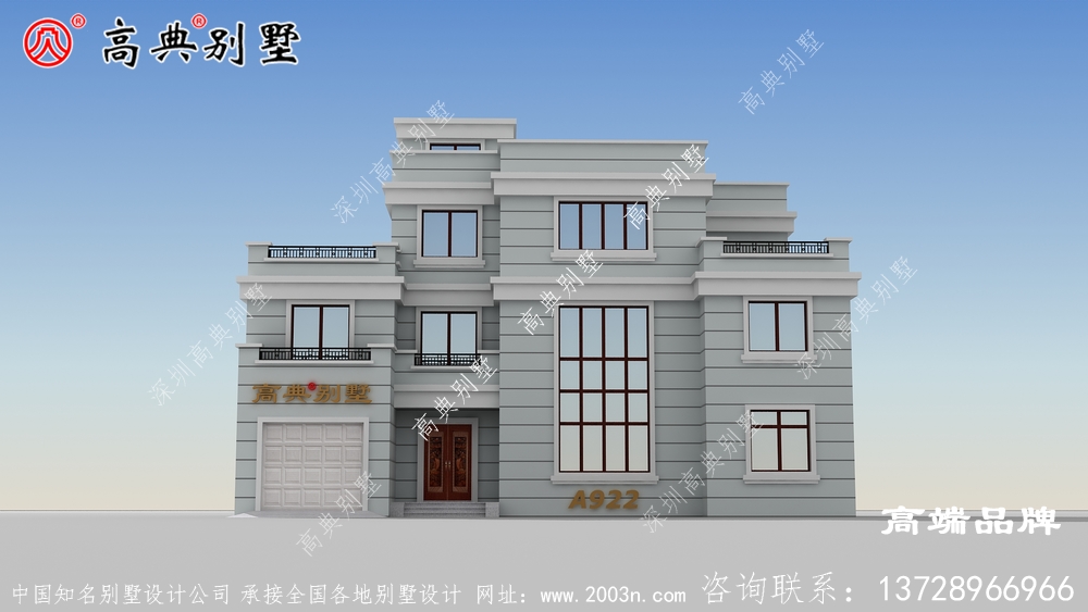 带车库的农村住宅生活不仅便捷还体面