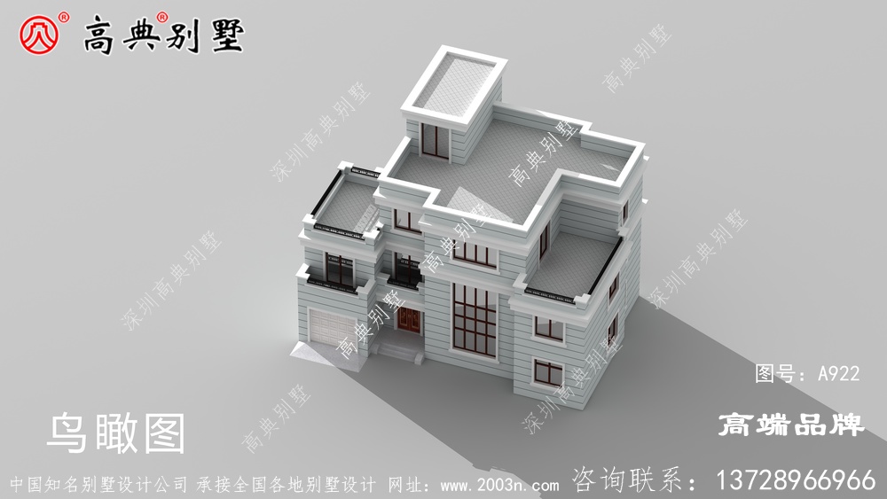 带车库的农村住宅生活不仅便捷还体面
