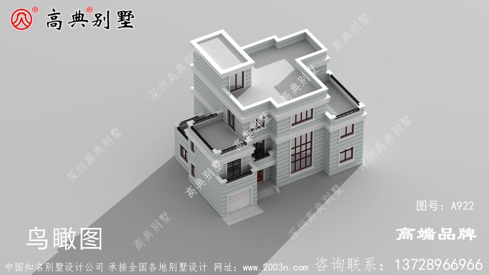 带车库的农村住宅生活不仅便捷还体面