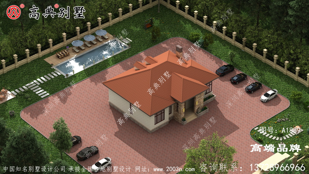 款式可以说是非常新颖稳重，在农村盖这样的房子太美了