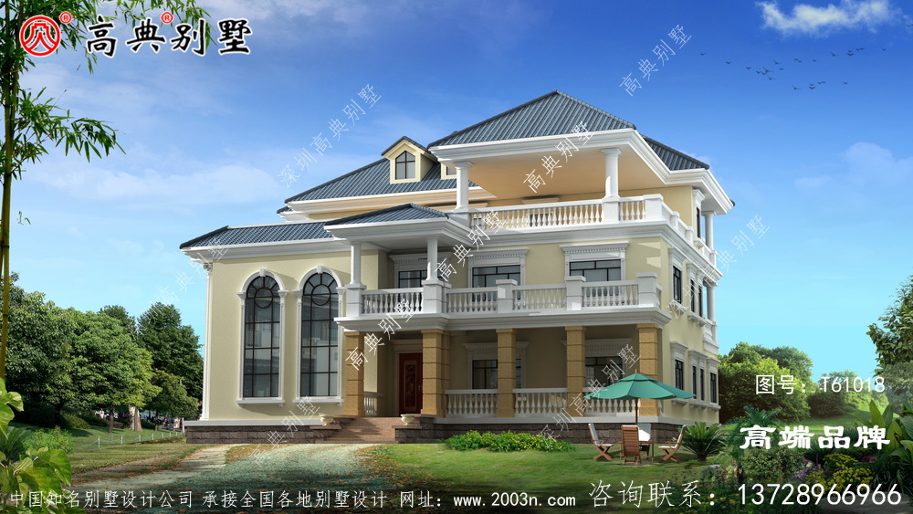 大落地窗使别墅不仅采光好，还使室内观景效果更好