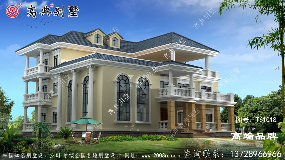 大落地窗使别墅不仅采光好，还使室内观景效果更好